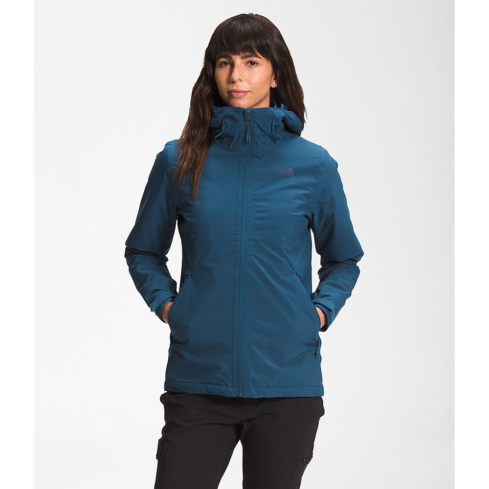 The North Face 3-In-1 Jackets Womens Australia - The North Face Printed Carto Triclimate® Blue (PMG-